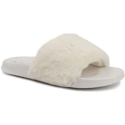 Sugar Womens Wuzzy Fur Slip On Footbed Slide Тапочки BHFO 1197