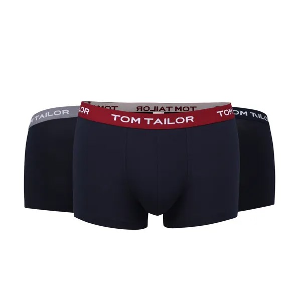 Боксеры Tom Tailor Boxershort 3 шт, темно-синий