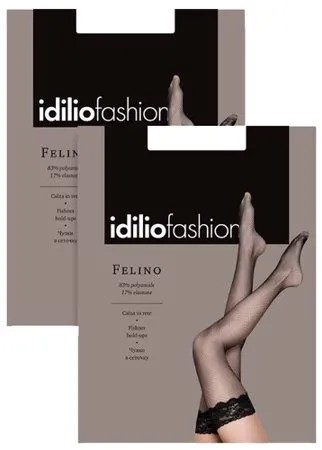Чулки IDILIO Felino, размер 1/2, visone (коричневый), 2 пары