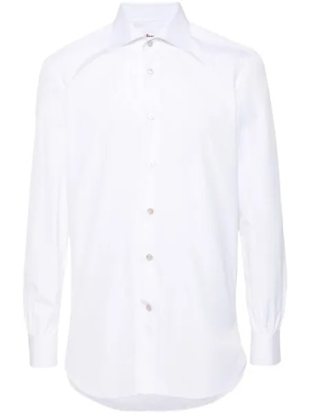 Kiton рубашка на пуговицах, белый