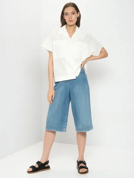 Бриджи женские Gerry Weber 622097-66922-847003- голубые 34R