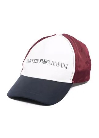 Emporio Armani Kids шестипанельная кепка с логотипом