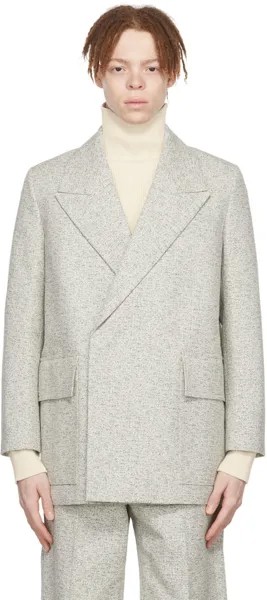 Эксклюзивный хлопковый пиджак SSENSE Off-White Jil Sander