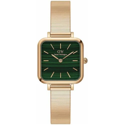 Наручные часы Daniel Wellington Quadro, розовый, зеленый