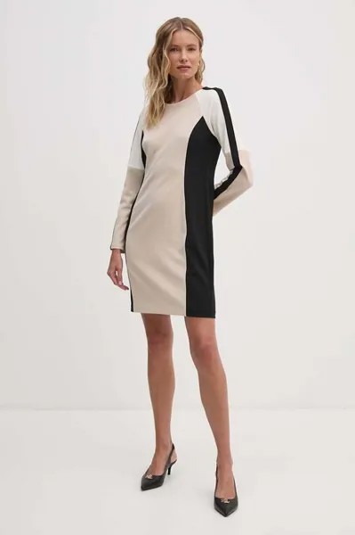 Платье Dkny, бежевый