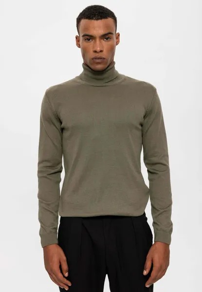 Вязаный свитер TURTLENECK Antioch, цвет light khaki