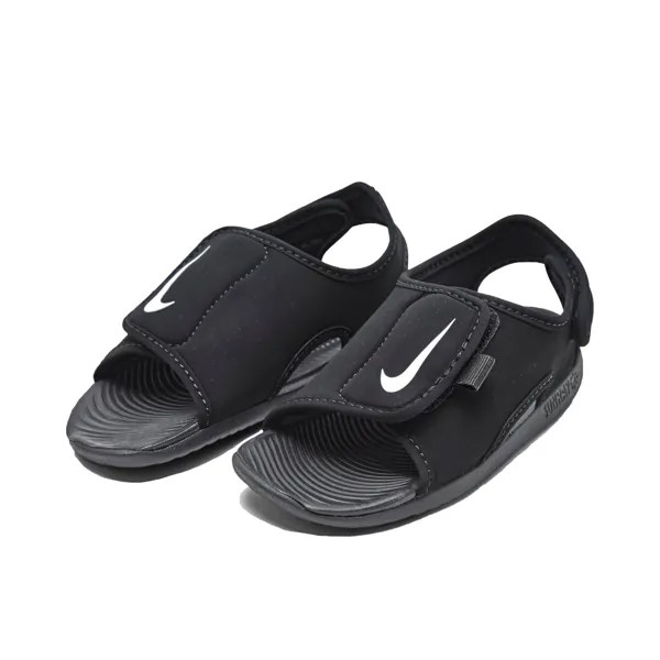 Сандалии Nike Toddler Kids Sunray Adjust 5 V2, черный/белый, размер 6c, DB9566-001