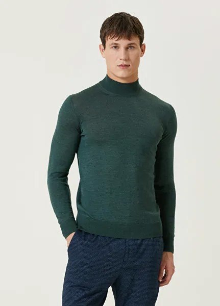 Темно-зеленый шерстяной свитер Pal Zileri