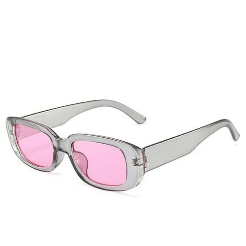 Солнцезащитные очки  S00001, фуксия, серый