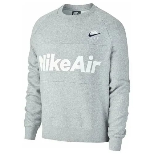 Свитшот NIKE Air Fleece Crew размер 2XL, dark grey heather