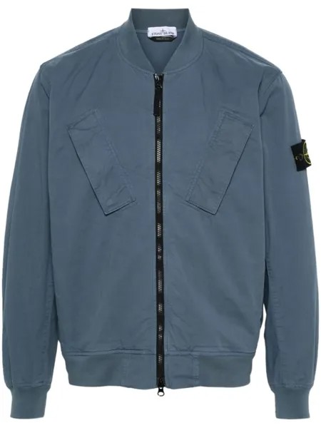 Stone Island бомбер с нашивкой Compass, синий