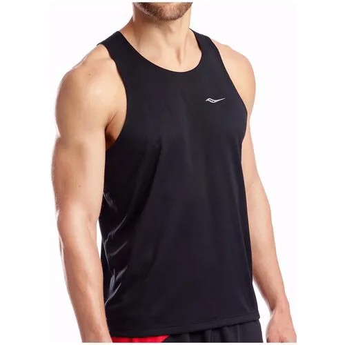 Майка беговая Saucony Stopwatch Singlet Black (US:XXL)