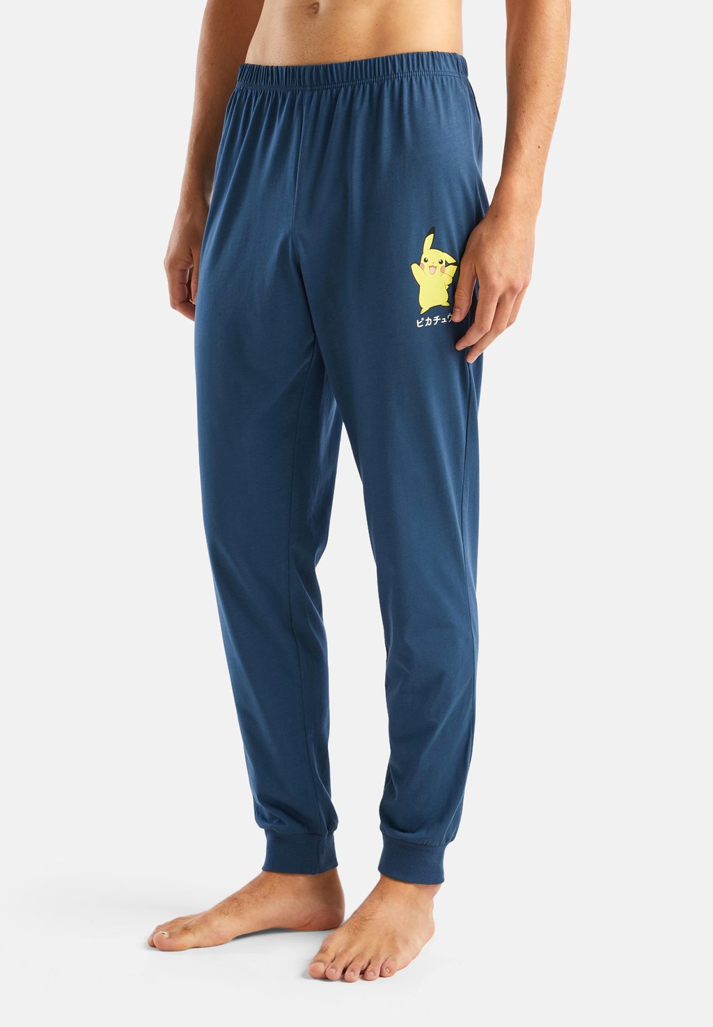 Спортивные штаны With On Bottom And Pokemon On Left Leg United Colors of Benetton, синий