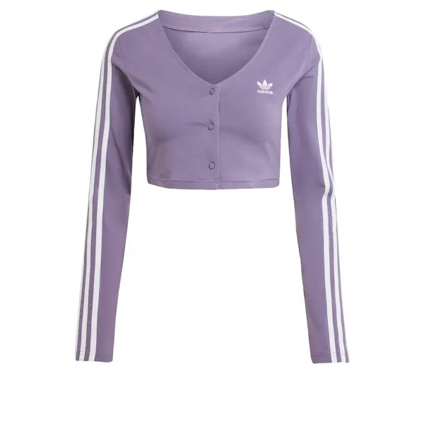 Рубашка Adidas Adicolor Classics 3-Streifen, светло-фиолетовый