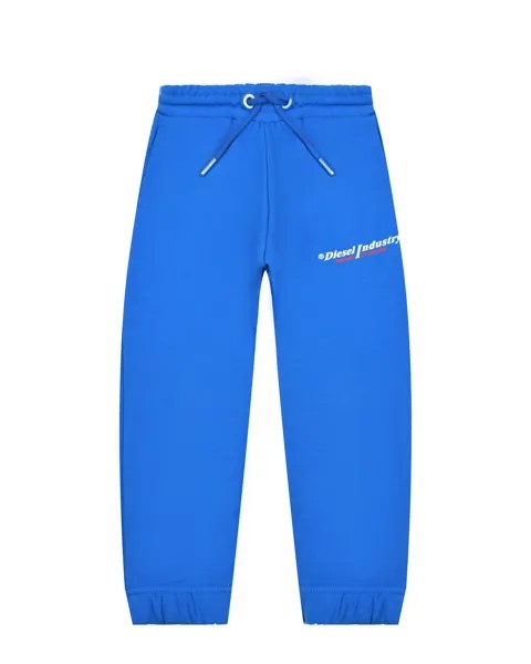 Синие спортивные брюки Diesel