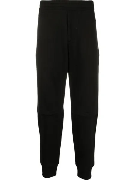 Alexander McQueen спортивные брюки с нашивкой-логотипом, черный