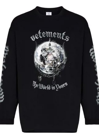 VETEMENTS толстовка x The World Motorhead