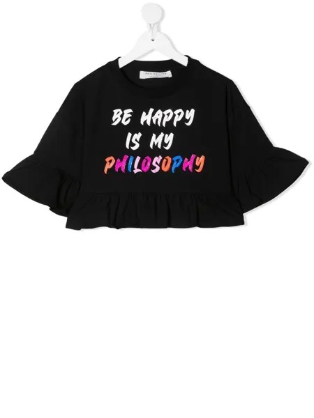 Philosophy Di Lorenzo Serafini Kids футболка с оборками