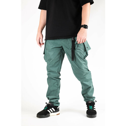 Брюки джоггеры BLK CROWN, размер XXL, cиний