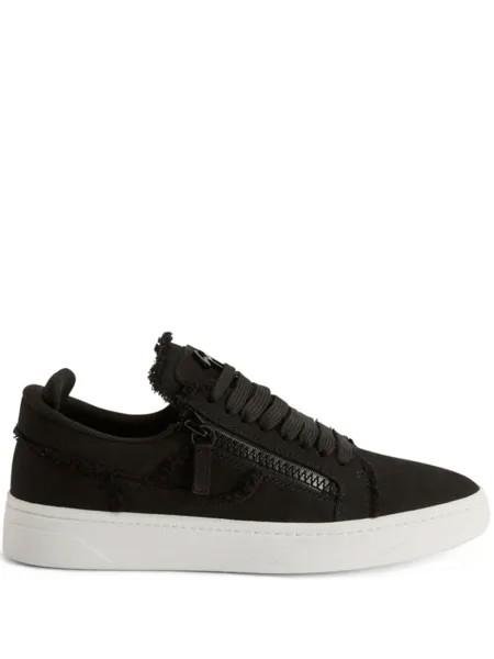 Giuseppe Zanotti кроссовки GZ94 с нашивкой-логотипом, черный