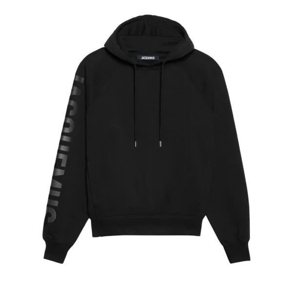 Худи Jacquemus Le Typo Hoodie, черный