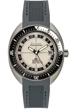 Японские наручные  мужские часы Bulova 98B407. Коллекция Oceanographer