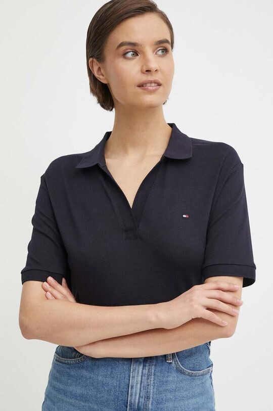 Рубашка поло Tommy Hilfiger, темно-синий