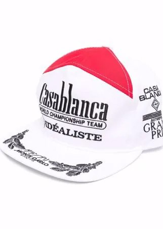 Casablanca кепка с сетчатой вставкой и вышитым логотипом