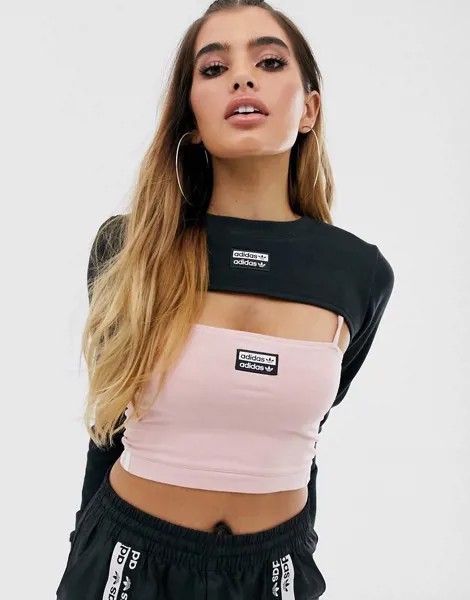 Черный джемпер-шраг adidas Originals - RYV