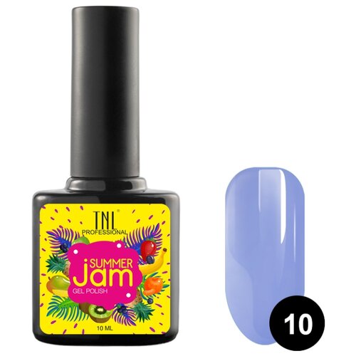Гель-лак TNL Professional Summer Jam, 10 мл, оттенок 10 светло-фиолетовый