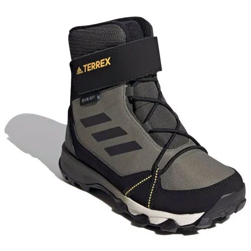 Ботинки Детские Adidas Terrex Snow Cf Cp Cw Legacy Green/Core Black/Solar Gold (Eur:30)