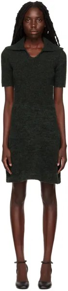 Зеленое пышное мини-платье Proenza Schouler