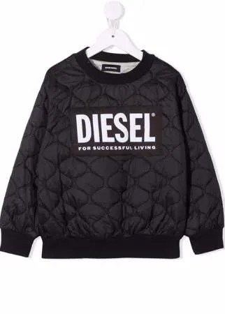 Diesel Kids стеганый бомбер KXBAT