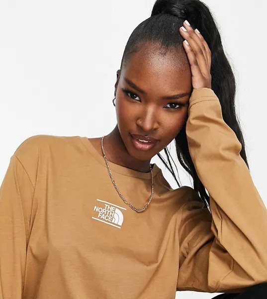 Коричневый лонгслив The North Face Center Dome – эксклюзивно для ASOS-Коричневый цвет