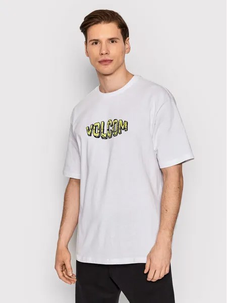 Футболка свободного кроя Volcom, белый