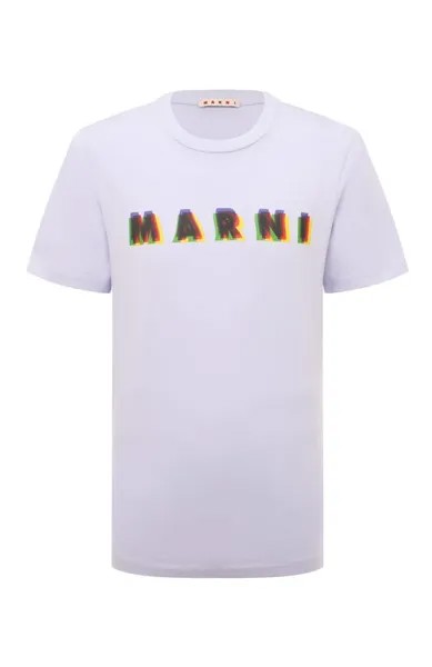 Хлопковая футболка Marni