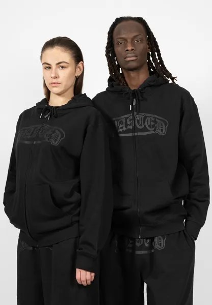 Толстовка UNISEX HOODIE ZIP SQUAD Wasted Paris, цвет black