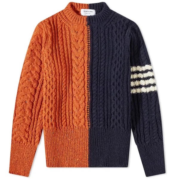 Джемпер Thom Browne Funmix Cable Crew Knit