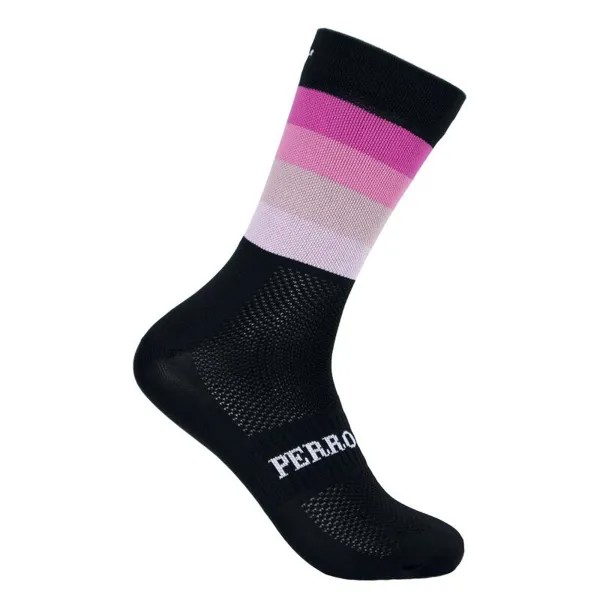 Спортивные носки унисекс Crazy Dog Widow, черные и розовые Perro Loco, цвет rosa
