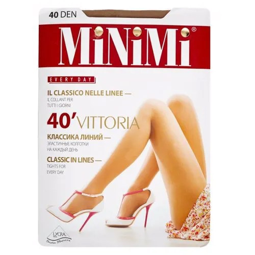 Колготки MiNiMi Vittoria 40 den, размер 4-L, caramello (бежевый)