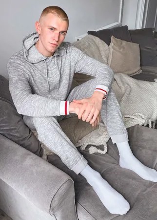 Кигуруми с полосками на манжетах ASOS DESIGN-Серый