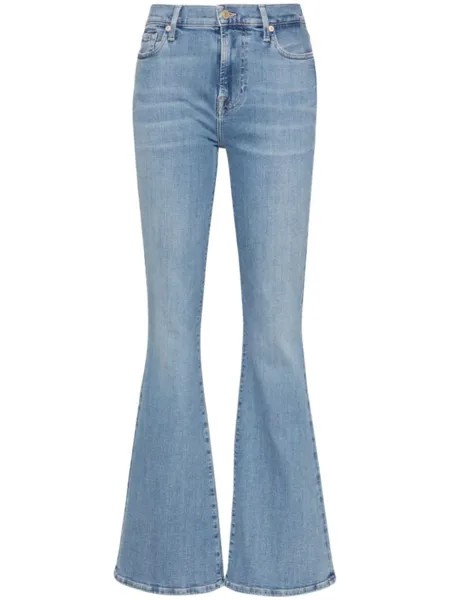 7 For All Mankind расклешенные джинсы Slim Illusion Intro, синий