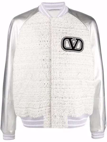 Valentino бомбер с логотипом VLogo