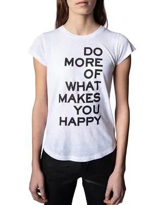 Женская узкая футболка Zadig - Voltaire Happy Happy