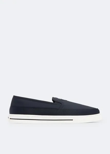 Кроссовки Prada Nylon Slip-On, синий