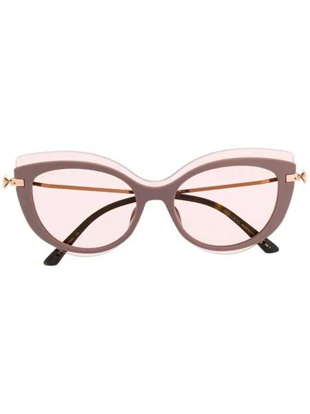 Jimmy Choo Eyewear солнцезащитные очки Clea в оправе 'кошачий глаз'