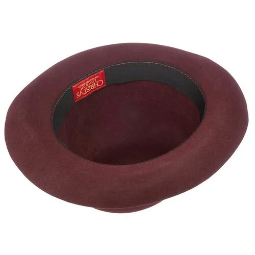 Шляпа федора Christys демисезонная, шерсть, утепленная, размер 57, красный