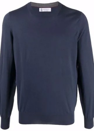 Brunello Cucinelli джемпер тонкой вязки с длинными рукавами