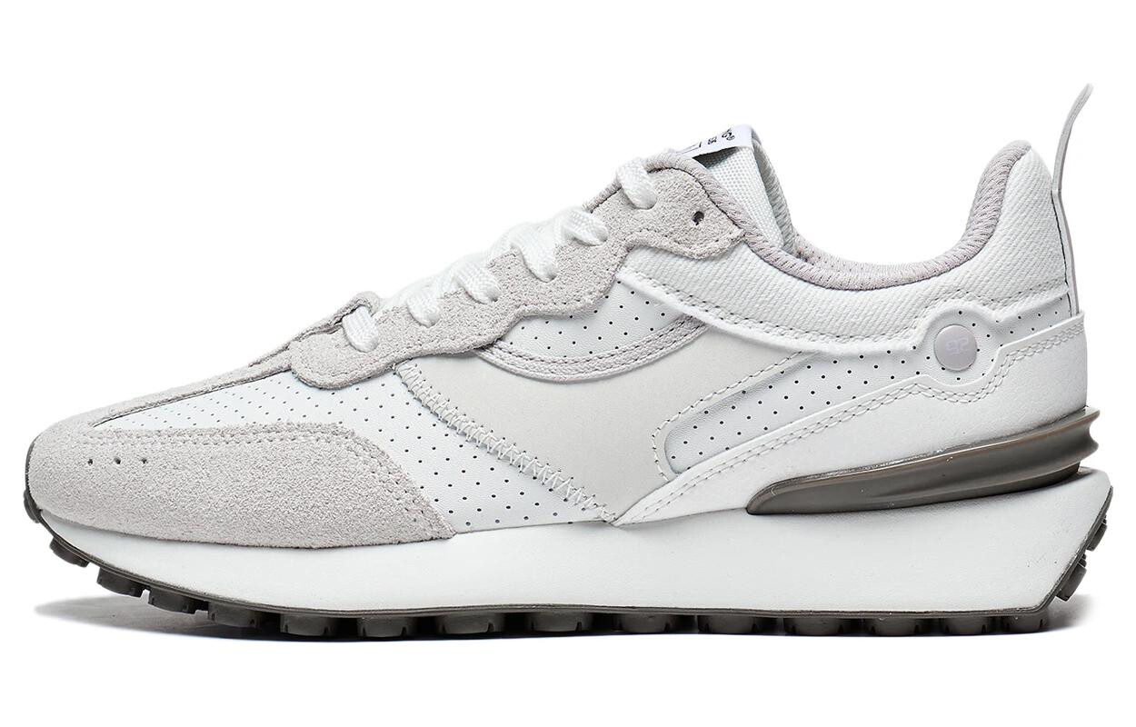 LINING Fangyuan Classic Lifestyle Shoes Women's Low-top Champagne White