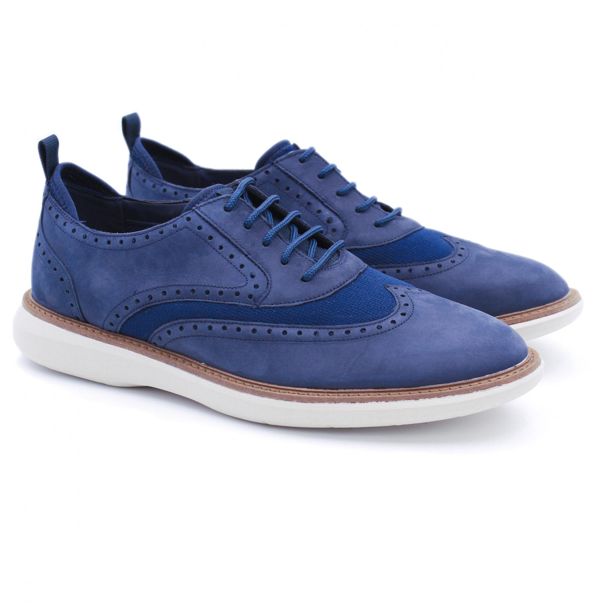 Туфли мужские Clarks Brantin Wing 26155730 синие 42.5 EU